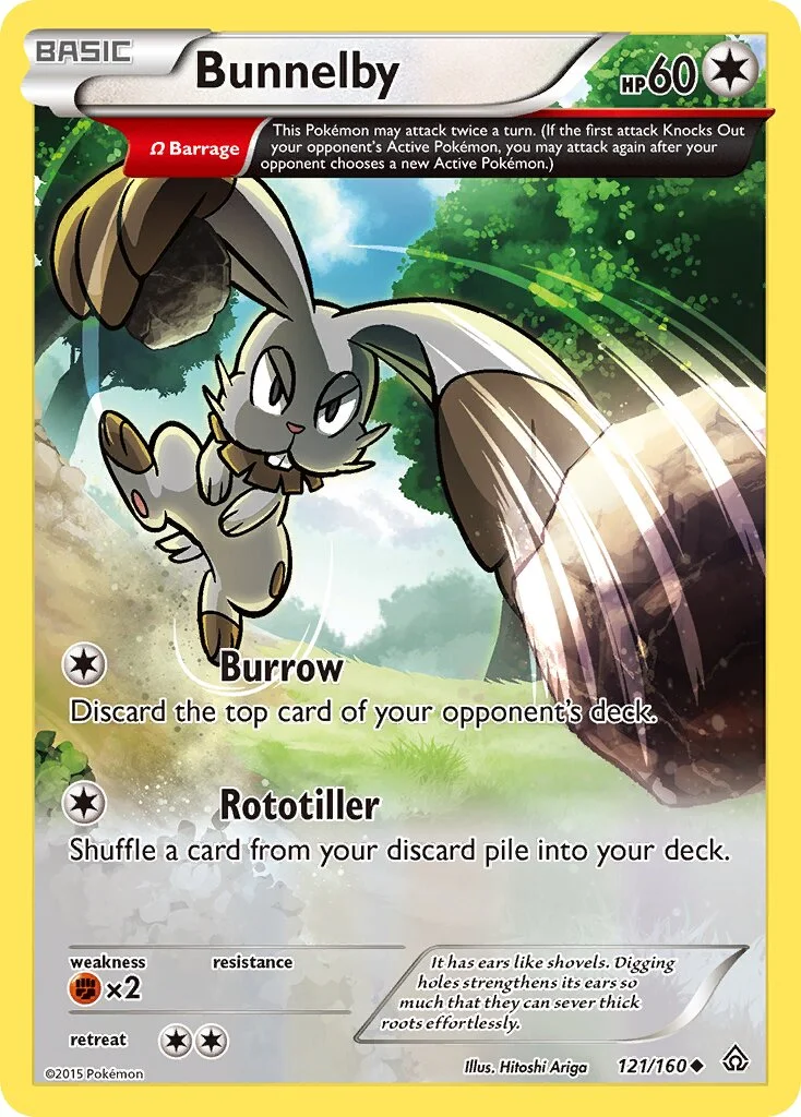 Bunnelby 「WC_DECK_2015_PRIMAL_GROUDON 121/160」「EN」