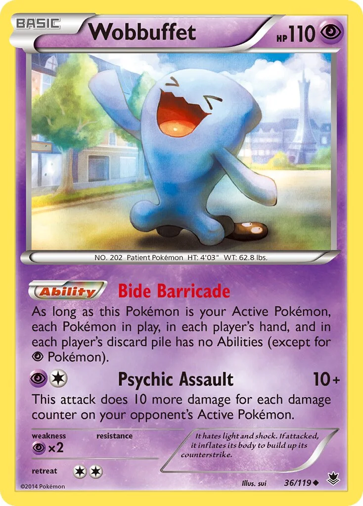 Wobbuffet 「WC_DECK_2015_PRIMAL_GROUDON 36/119」「EN」