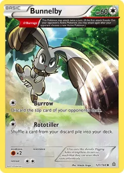 Bunnelby 「WC_DECK_2015_PRIMAL_GROUDON 121/160」「EN」