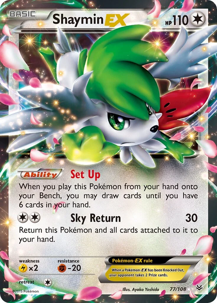 Shaymin-EX 「WC_DECK_2015_PUNCHES_N_BITES 77/108」「EN」