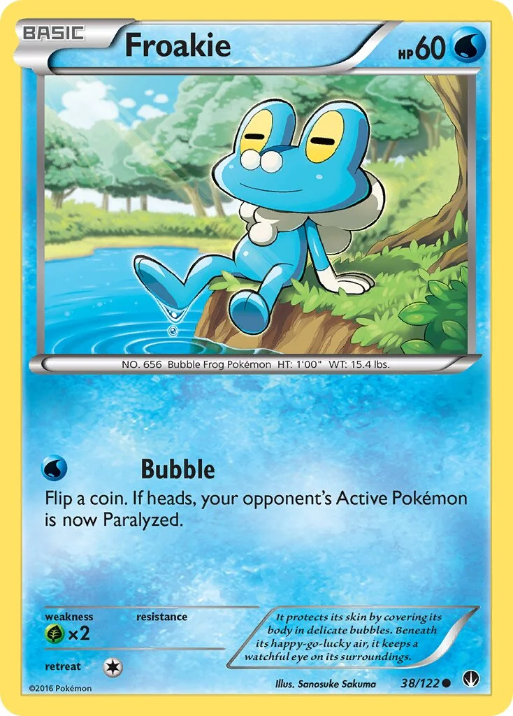 Froakie 「WC_DECK_2016_NINJA_BLITZ 38/122」「EN」