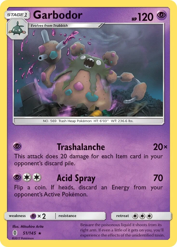 Garbodor 「WC_DECK_2017_GOLISODOR 51/145」「EN」