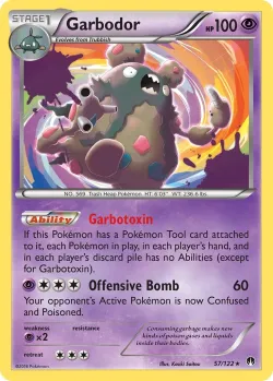 Garbodor 「WC_DECK_2017_GOLISODOR 57/122」「EN」