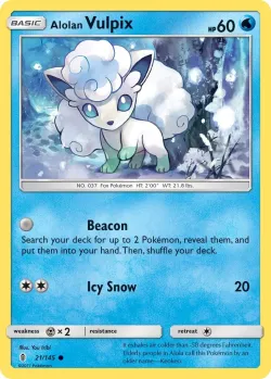 Alolan Vulpix 「WC_DECK_2017_INFINITE_FORCE 21/145」「EN」
