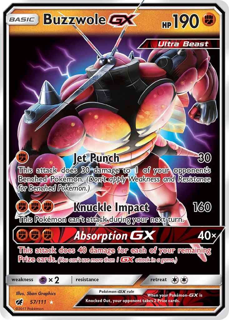 Buzzwole-GX 「WC_DECK_2018_BUZZROC 57/111」「EN」