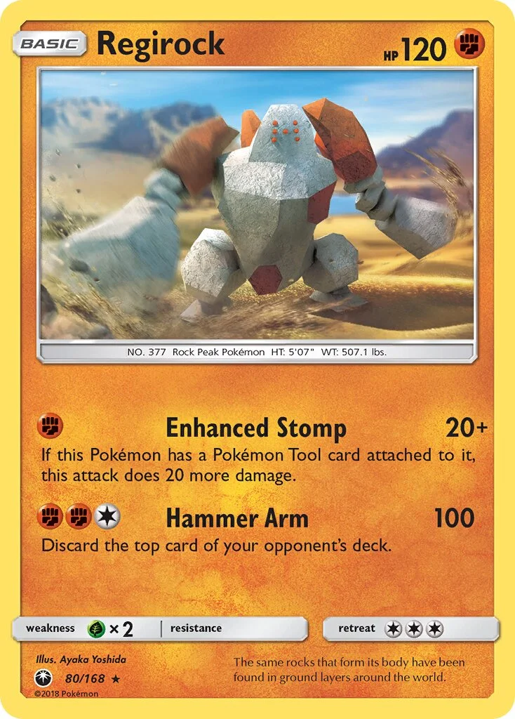Regirock 「WC_DECK_2018_BUZZROC 80/168」「EN」