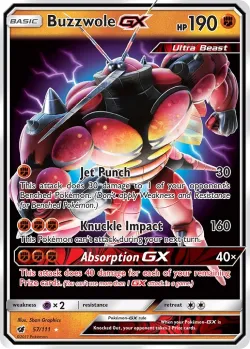 Buzzwole-GX 「WC_DECK_2018_BUZZROC 57/111」「EN」