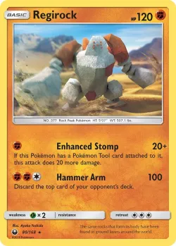 Regirock 「WC_DECK_2018_BUZZROC 80/168」「EN」