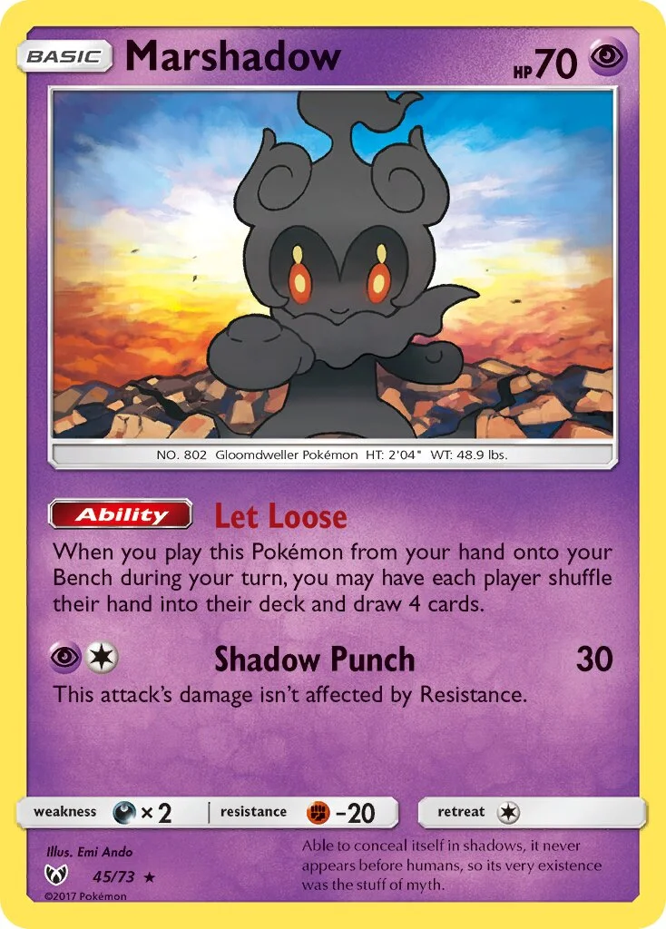 Marshadow 「WC_DECK_2018_DRAGONES_Y_SOMBRAS 45/73」「EN」