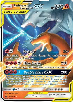 Reshiram & Charizard-GX 「WC_DECK_2019_FIRE_BOX 20/214」「EN」