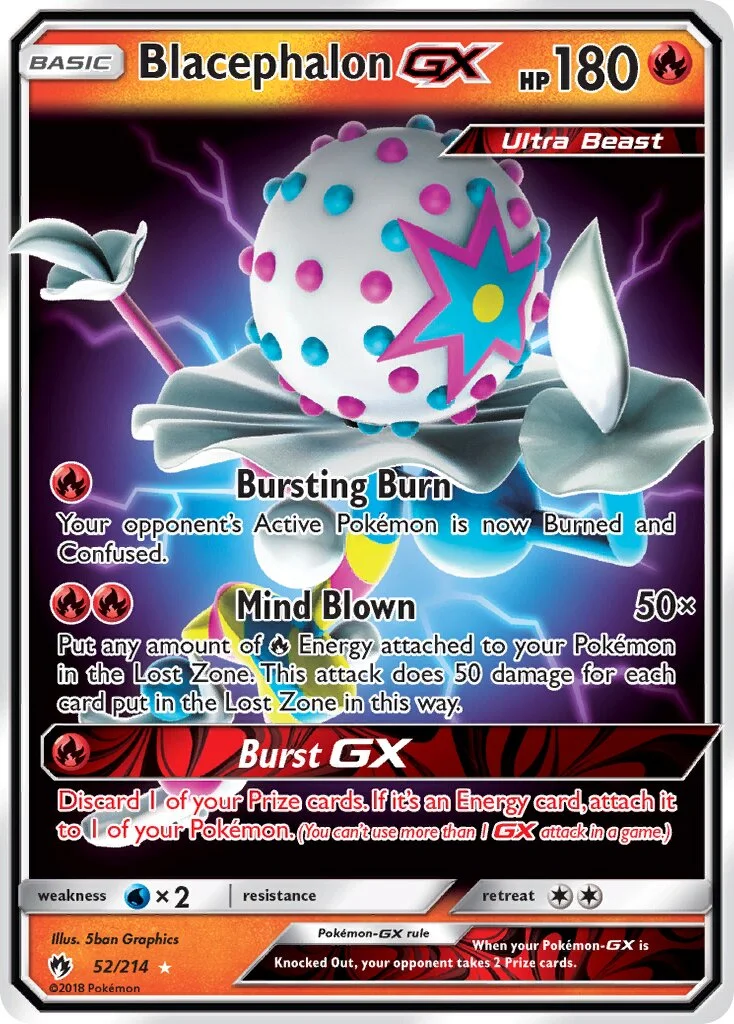 Blacephalon-GX 「WC_DECK_2019_MIND_BLOWN 52/214」「EN」
