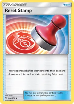 Reset Stamp 「WC_DECK_2019_PIKAROM_JUDGE 206/236」「EN」