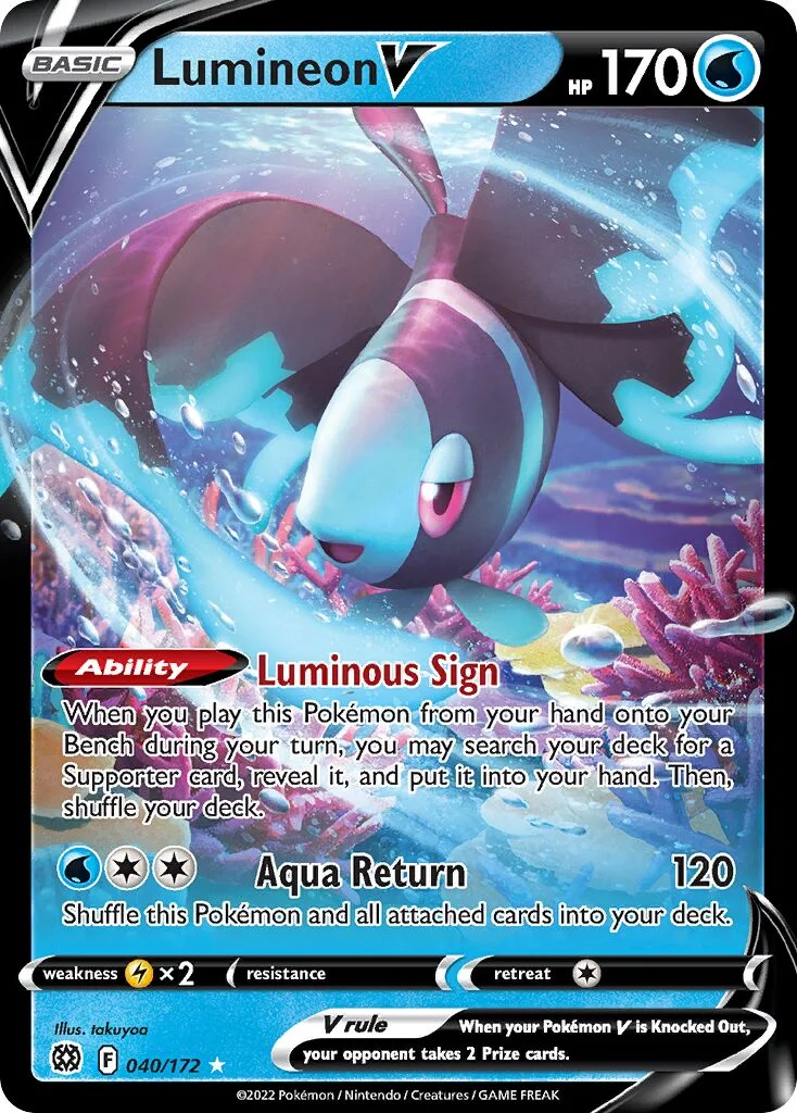Lumineon V 「WC_DECK_2022_ADP 040/172」「EN」