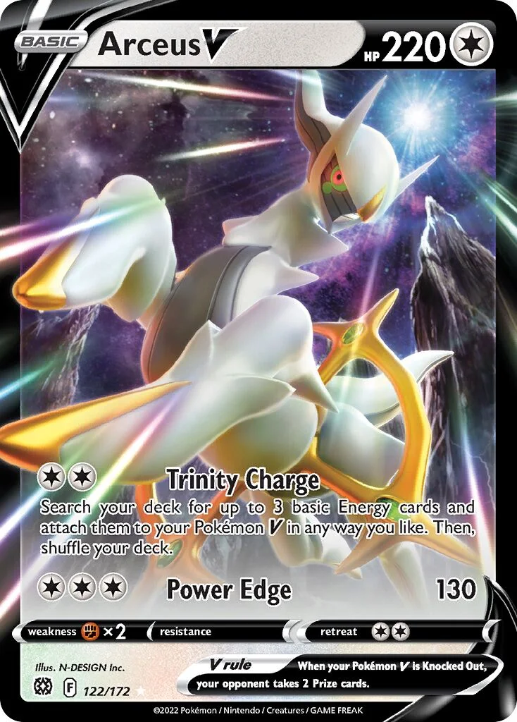 Arceus V 「WC_DECK_2022_ADP 122/172」「EN」