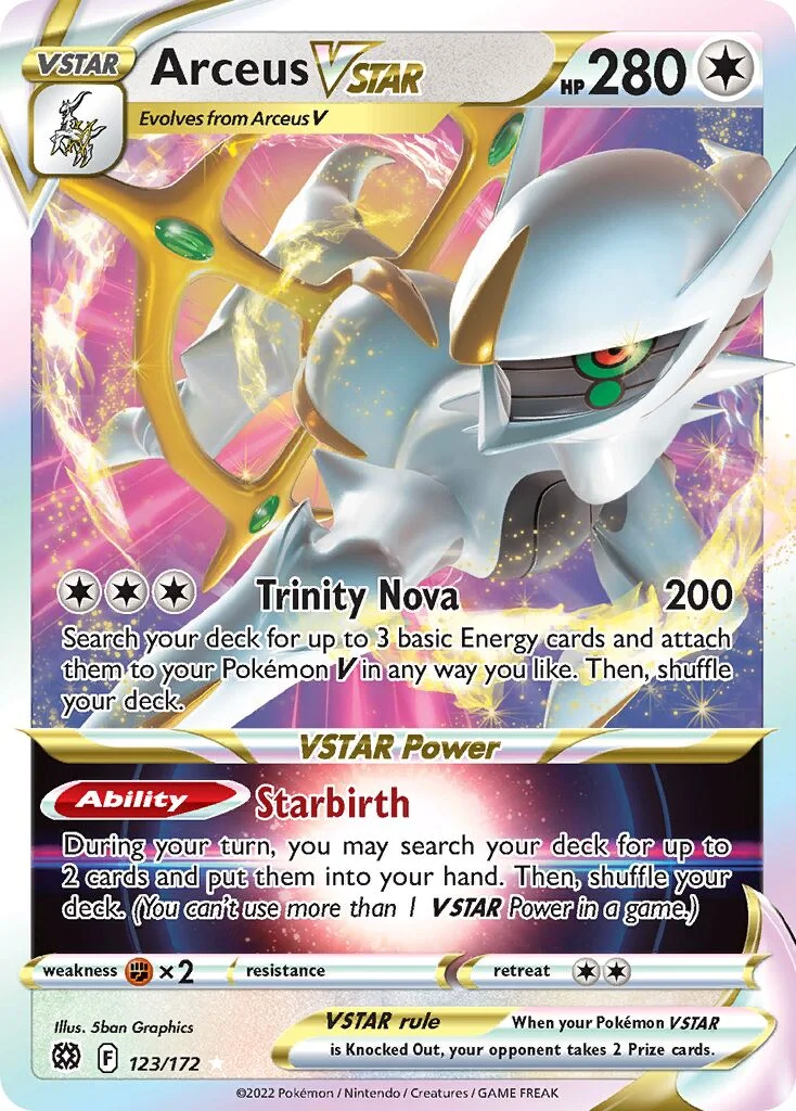 Arceus VSTAR 「WC_DECK_2022_ADP 123/172」「EN」