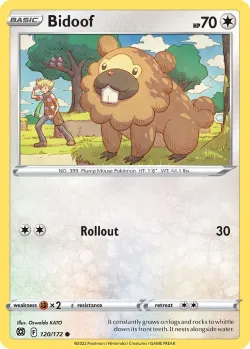 Bidoof 「WC_DECK_2022_ADP 120/172」「EN」