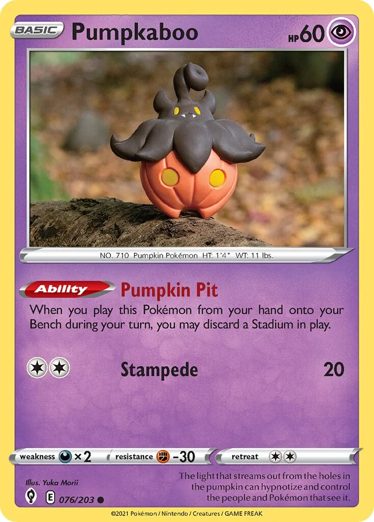 Pumpkaboo 「WC_DECK_2022_THE_SHAPE_OF_MEW 076/203」「EN」