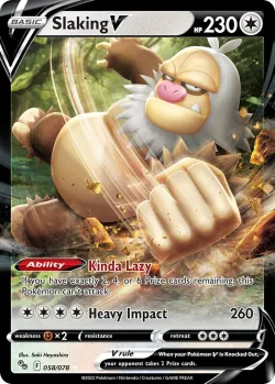 Slaking V 「WC_DECK_2023_COLORLESS_LUGIA 058/078」「EN」