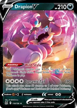 Drapion V 「WC_DECK_2023_COLORLESS_LUGIA 118/196」「EN」