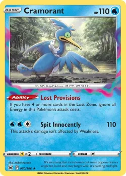 Cramorant 「WC_DECK_2023_LOST_BOX_KYOGRE 050/196」「EN」