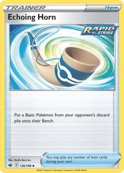 Echoing Horn 「WC_DECK_2023_LOST_BOX_KYOGRE 136/198」「EN」
