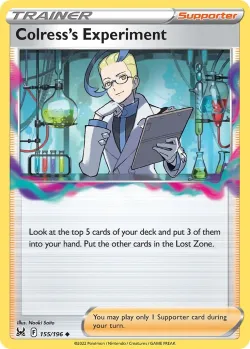 Colress's Experiment 「WC_DECK_2023_LOST_BOX_KYOGRE 155/196」「EN」