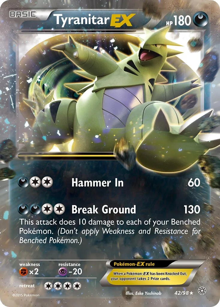 Tyranitar-EX 「AOR 42/98」「EN」