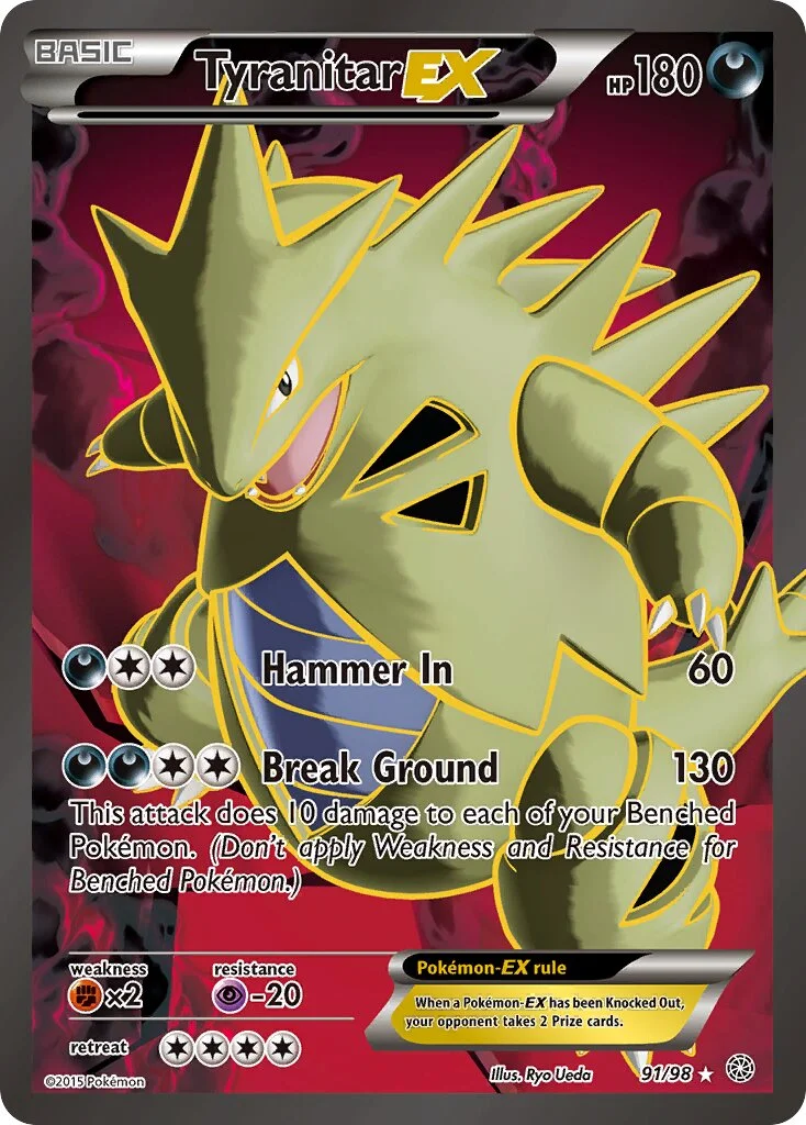 Tyranitar-EX 「AOR 91/98」「EN」