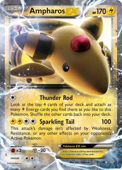 Ampharos-EX #27/98 · Pokémon