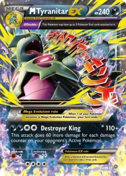 M Tyranitar-EX #43/98 · Pokémon