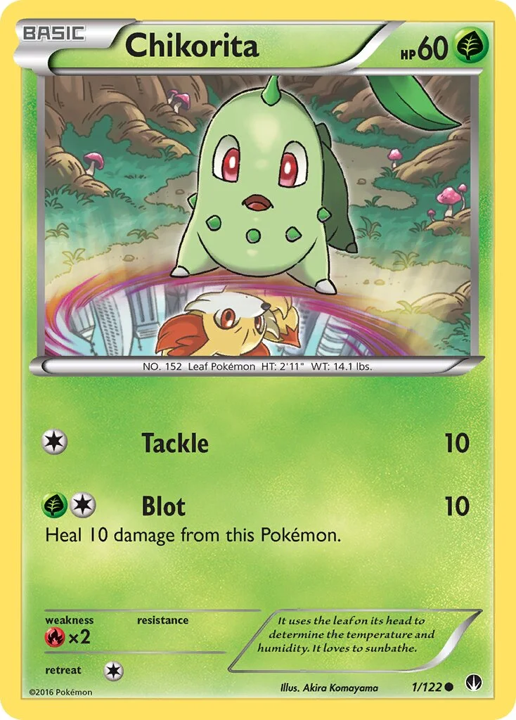 Chikorita 「BKP 1/122」「EN」