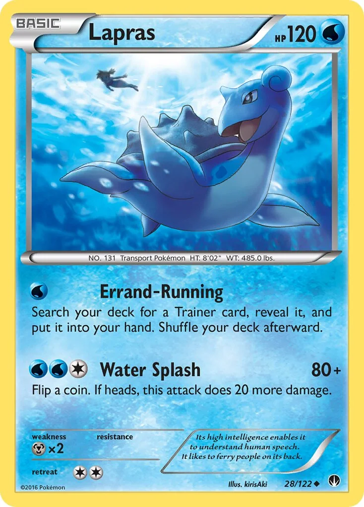 Lapras 「BKP 28/122」「EN」