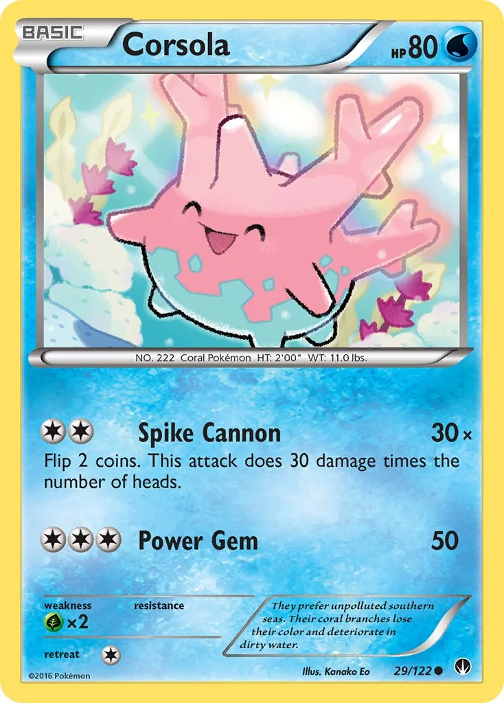Corsola 「BKP 29/122」「EN」