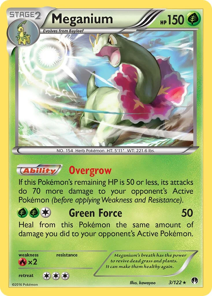 Meganium 「BKP 3/122」「EN」