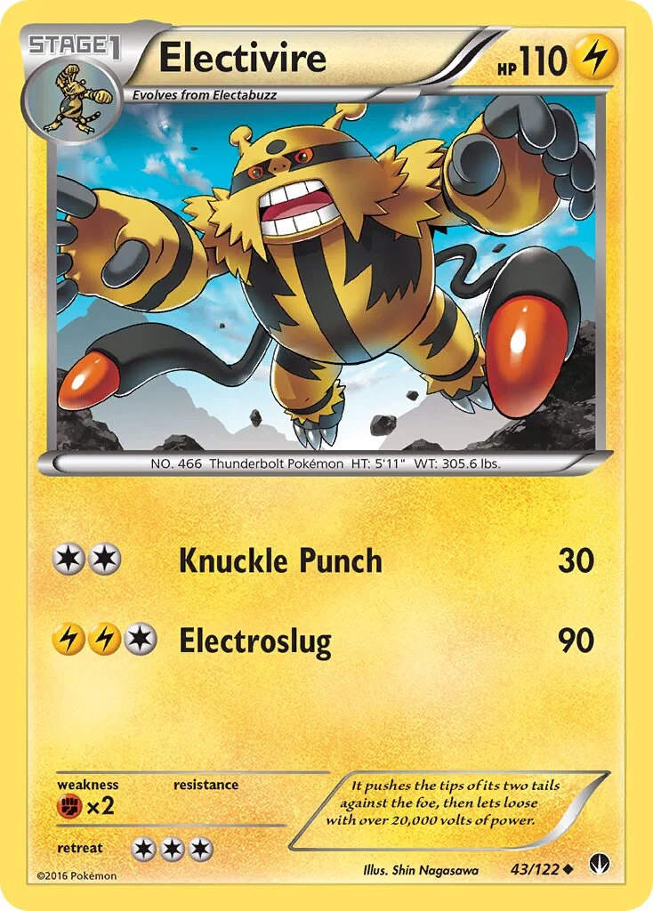 Electivire 「BKP 43/122」「EN」