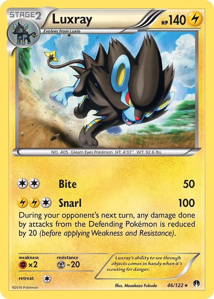 Luxray 「BKP 46/122」「EN」