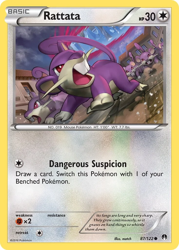 Rattata 「BKP 87/122」「EN」