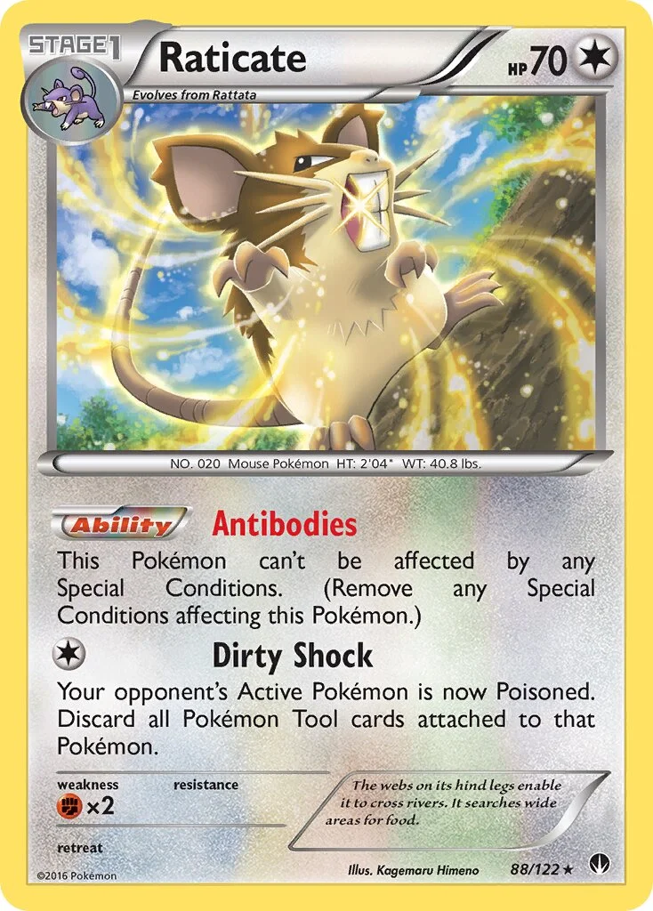 Raticate 「BKP 88/122」「EN」