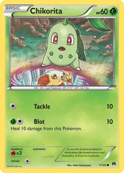 Chikorita #1/122 · Pokémon