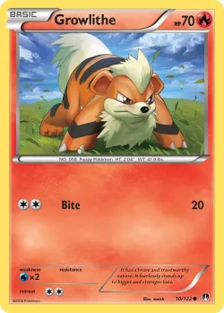 Growlithe #10/122 · Pokémon