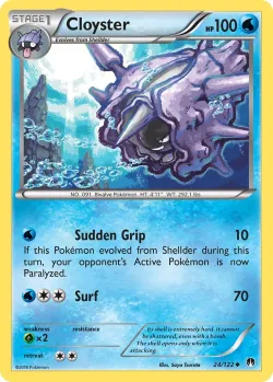 Cloyster #24/122 · Pokémon