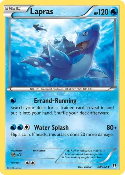 Lapras #28/122 · Pokémon