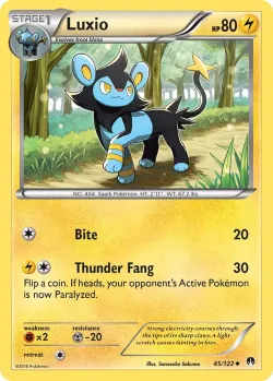 Luxio #45/122 · Pokémon