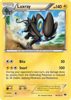 Luxray #46/122 · Pokémon