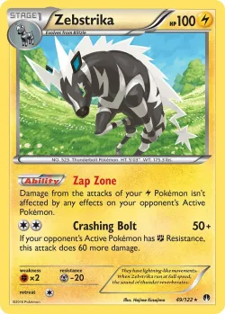 Zebstrika #49/122 · Pokémon