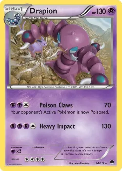 Drapion #54/122 · Pokémon