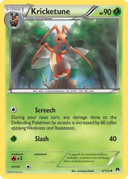 Kricketune #6/122 · Pokémon