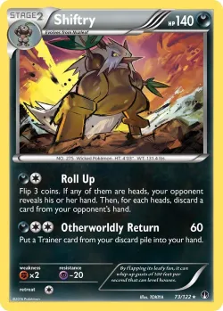 Shiftry #73/122 · Pokémon