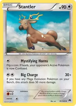 Stantler #91/122 · Pokémon