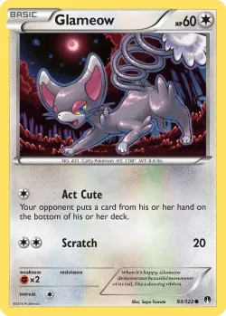 Glameow #93/122 · Pokémon